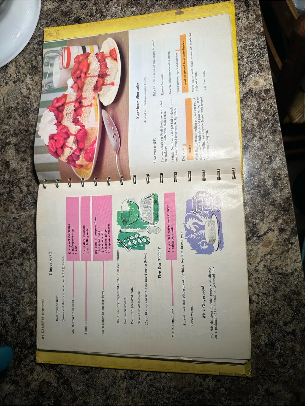 Betty Crocker Boys and Girls Cookbook 1970s - Yellow Vintage Kids Cookbook